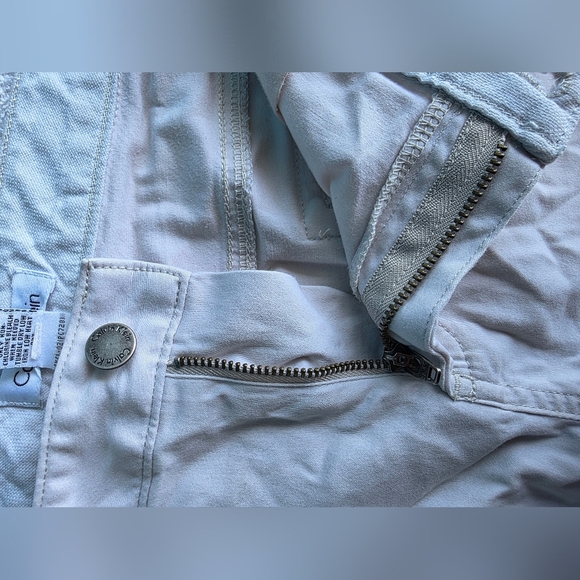 Calvin Klein White Bermudas Lightweight Cotton Casual Size 8 - Picture 16 of 16